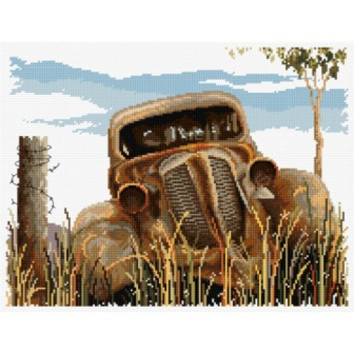 Collecting Rust cross stitch kit or chart from Country Threads