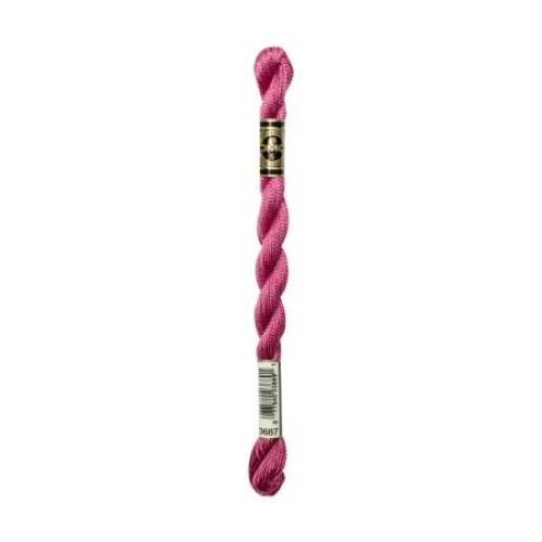 DMC Perle 3 cotton embroidery thread color 3687