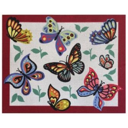 Butterflies Tapestry Canvas by Gobelin 50 x 60cm
