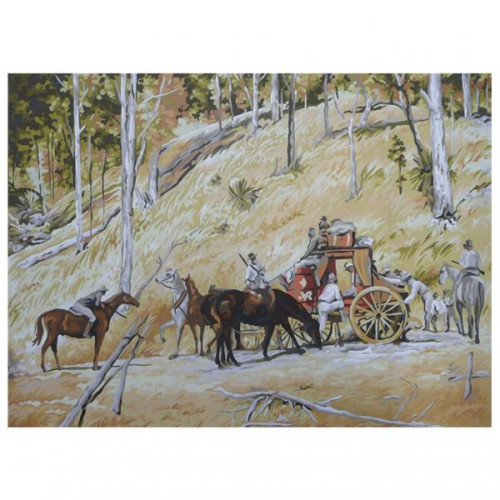 Bailed Up Tapestry Canvas by Country Threads