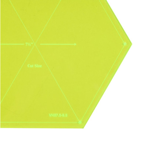 Hexagon Template Set 7.5 inch and 9.5 inch