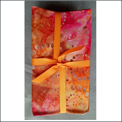 Batik Oranges Fabric fat quarter pack from Birch Creative 