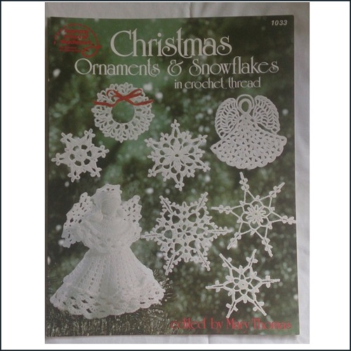 Christmas Ornaments and Snowflakes in crochet thread