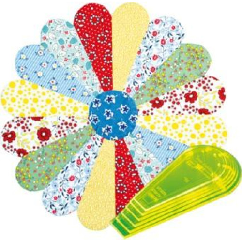 Curved Dresden Plate 10 - 15
