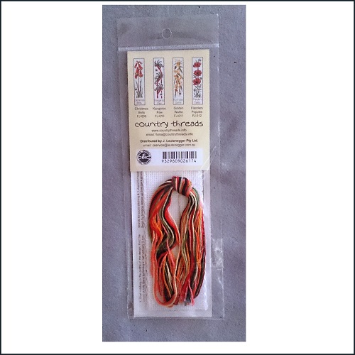 Kangaroo Paw Cross Stitch bookmark Kit by Country Threads
