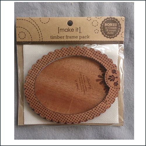Make It timber frame for cross stitch