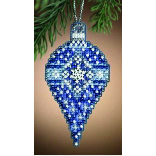 Mill Hill Charmed Ornaments Christmas Jewels - Sapphire Snow