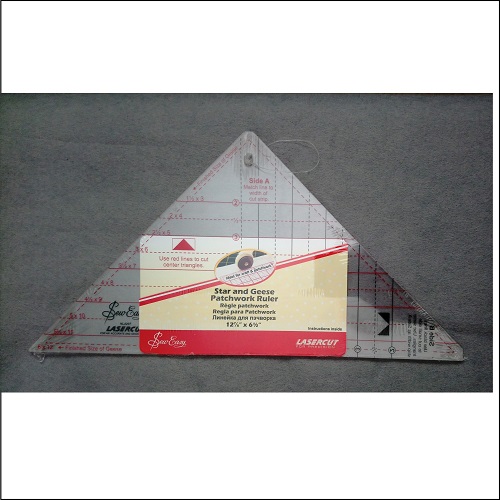 Star and Geese Patchwork Ruler 12 7/8 x 6 1/2in