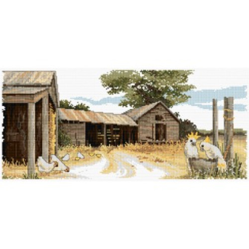 Barn-Yards cross stitch kit or chart from Country Threads
