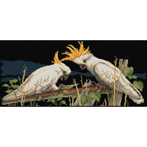 Birds on Black crosstitch 3 chart combo from Country Threads