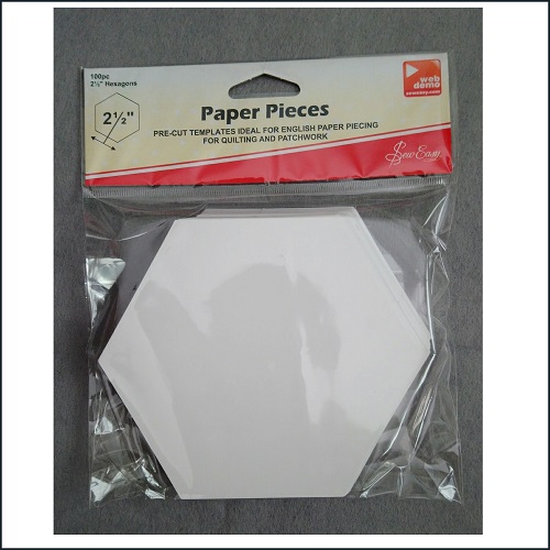 Sew Easy English Paper Pieces - Hexagon 2.5 inch