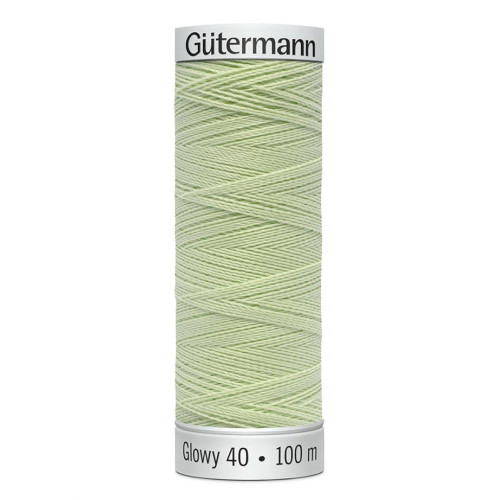 Gutermann Glowy 40 machine embroidery thread 100m 7 colours