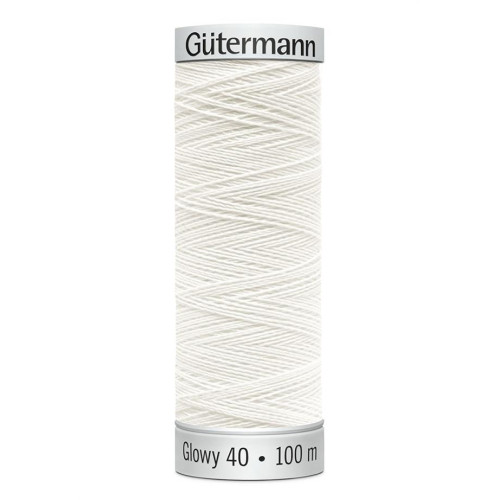 Gutermann Glowy 40 machine embroidery thread 100m 7 colours