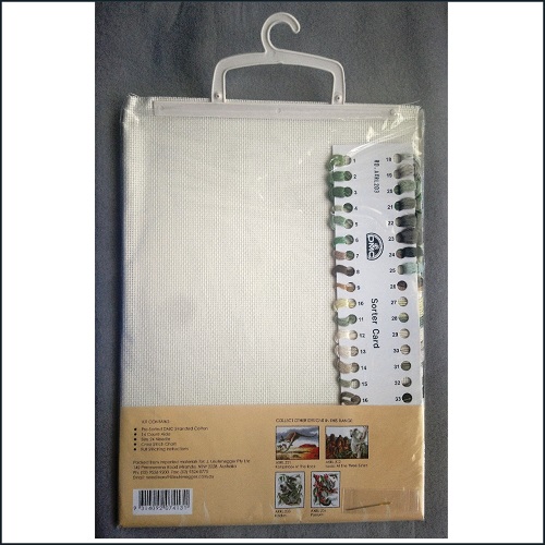Koalas cross stitch, a DMC Australiana kit.