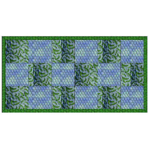 Nine Patch Basket of Peas Placemat Kit