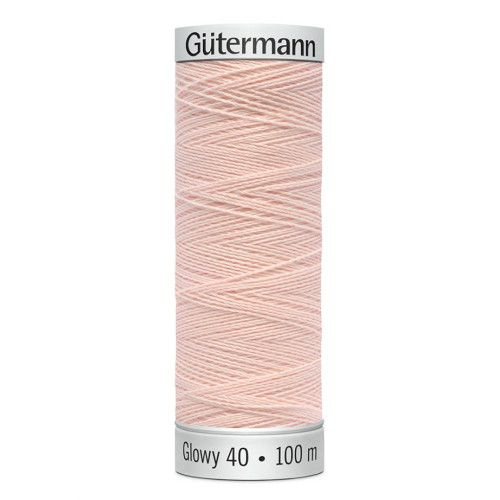 Gutermann Glowy 40 machine embroidery thread 100m 7 colours