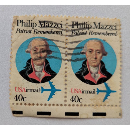 Phillip Massei USA airmail stamps 
