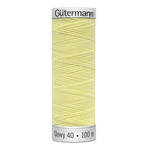 Gutermann Glowy 40 machine embroidery thread 100m 7 colours